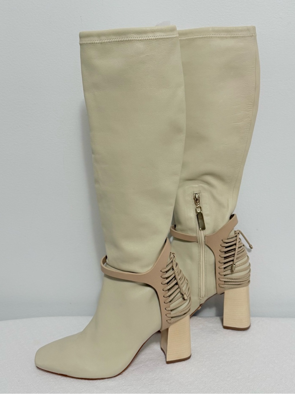 Daniella Shevel Nela Boots in Ivory NWOT - Picture 6 of 10